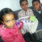 Fourth Grade Students Congratulate Teacher Newborn 1