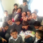 Fourth Grade Students Congratulate Teacher Newborn 2