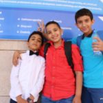 استقبال الطلاب في أول يوم دراسي بفرع معين الإنجليزي (12)